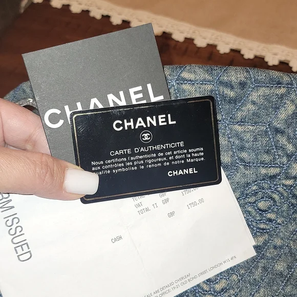 SOLD Rare & authentic CHANEL denim bag - Picture 13 of 15